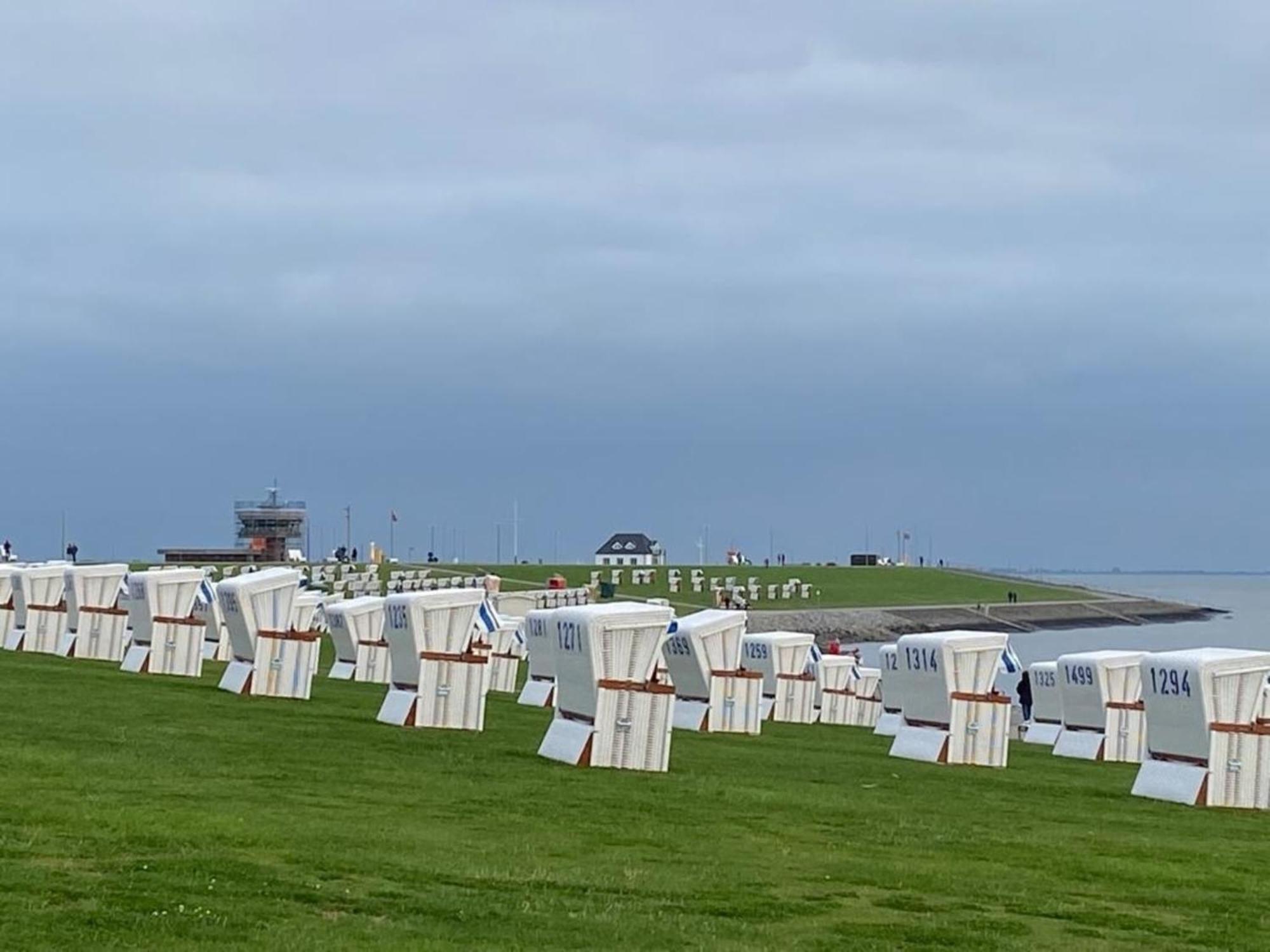 Strandkorb Buesum Exklusiv,Hafennaehe Экстерьер фото